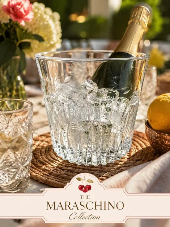 Princess House Heritage Crystal Ice Bucket | Vintage Barware