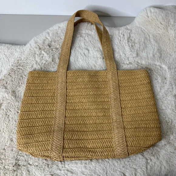 Draper James Tan Woven‎ Tote