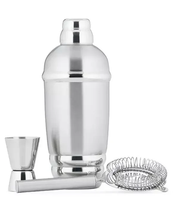 Lenox Tuscany Classics Collection Stainless Steel Cocktail Shaker Set New