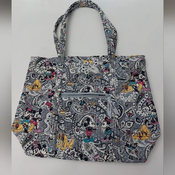 Vera Bradley Disney Picadilly Paisley Large Vera Tote NWT