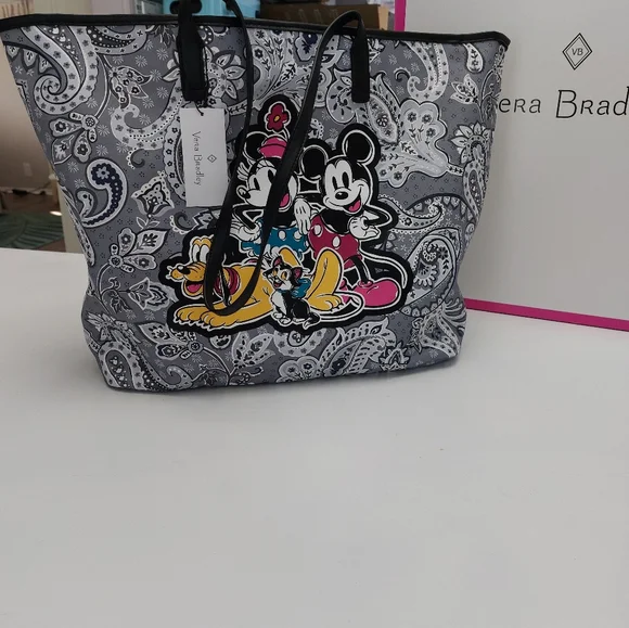 Vera Bradley Disney Picadilly Paisley Large Everyday Tote NWT