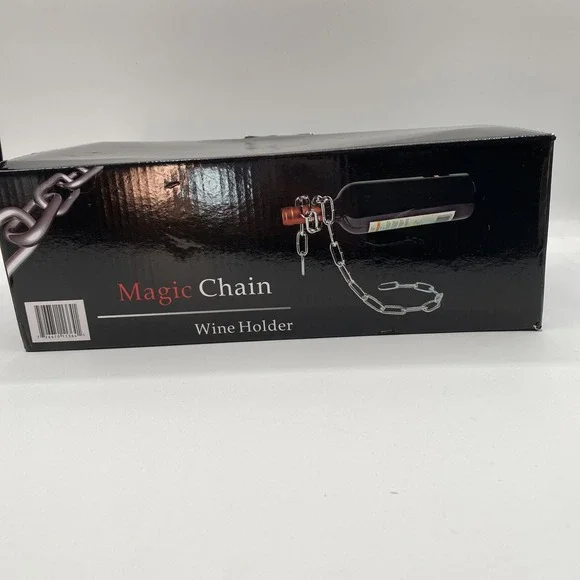 Magic Iron Chain Wine Bottle Holder‎