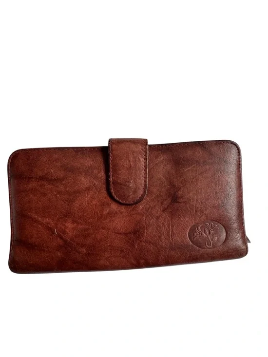 Buxton Brown Leather Bifold Wallet Brown Classic