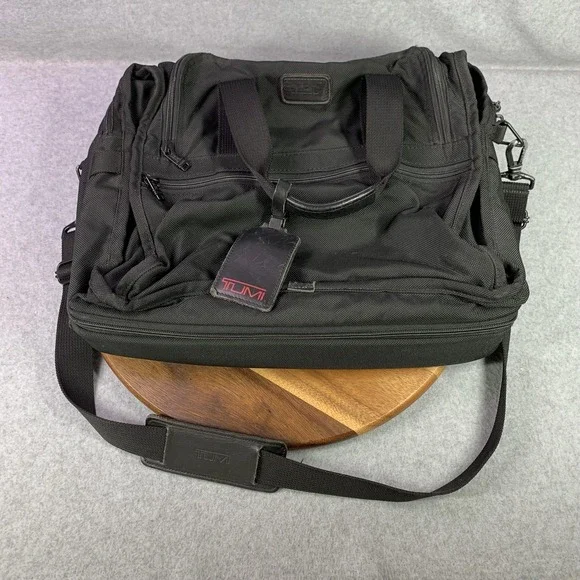 Tumi SafePort Black Ballistic Nylon Laptop Briefcase Shoulder Travel Bag