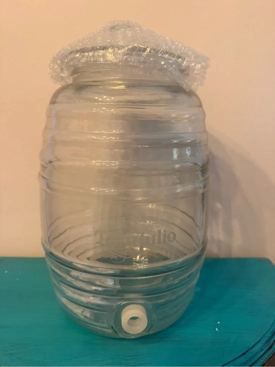 NEW Don Julio Glass Beverage Dispenser w/ Spigot & Lid Large Party Drink Jar