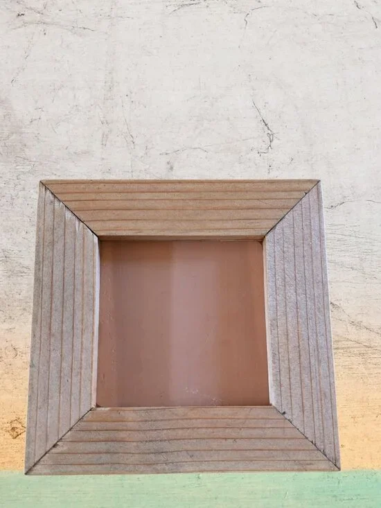 Handmade Tile Bar Trivet with Mexican Tile and Wood Trim