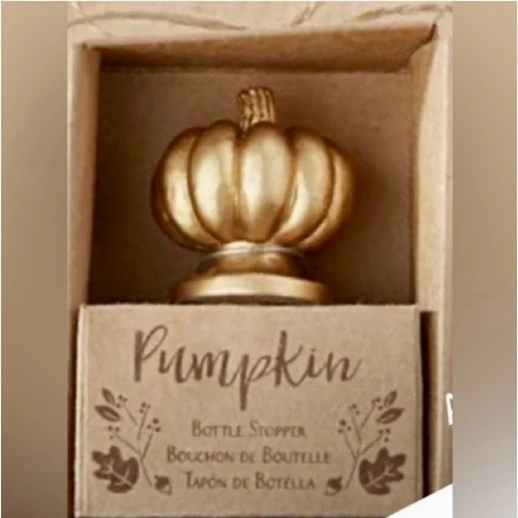 🖤 GREAT HOST GIFT!  Adorable pumpkin wine stopper – perfect for the holidays!