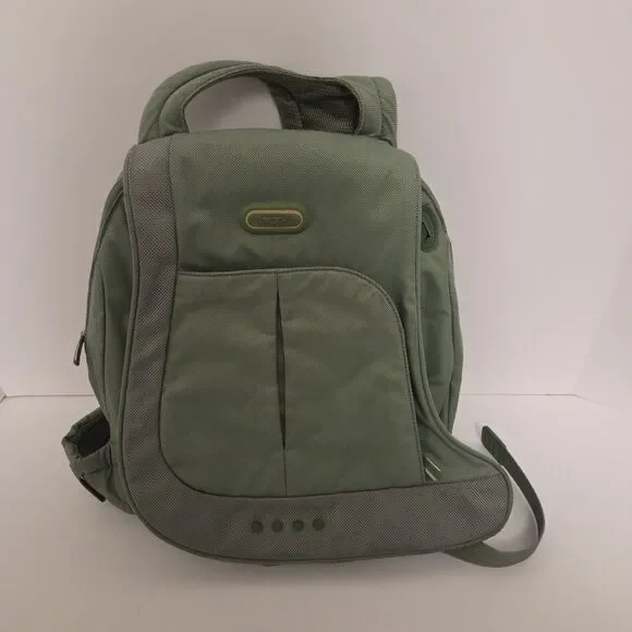 Tumi Tech Backpack Shoulder Bag Sling Nylon Green 5104LCH