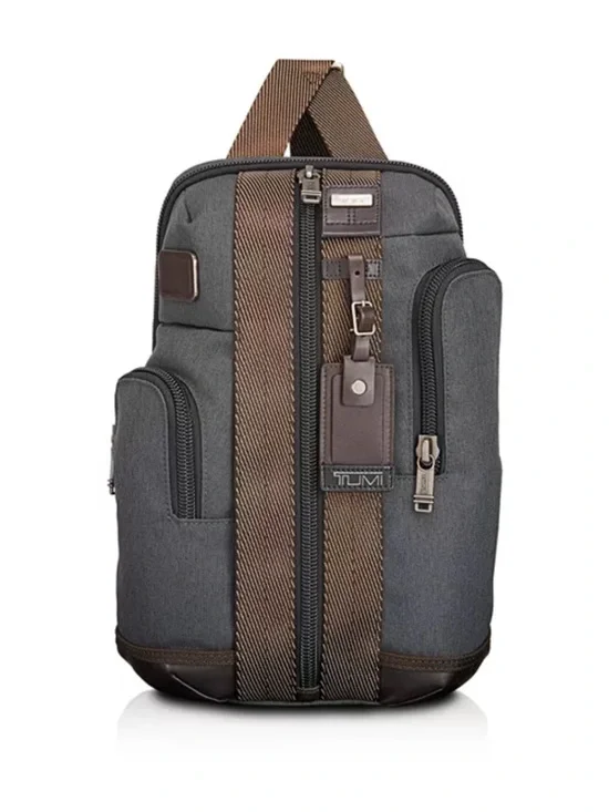 NWT  TUMI Alpha Bravo Monterey Sling Bag Heavy Duty Adjustable 22318ATH2.