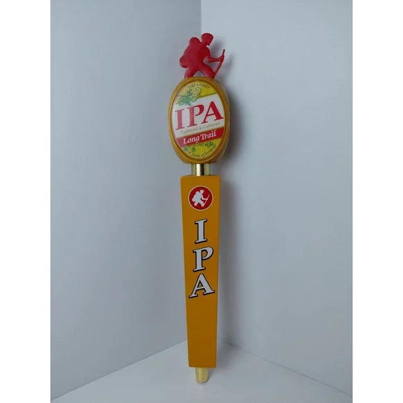 Long Trail Brewing Co. IPA Tap Handle Vermont Figurative‎ Hiker Beer BAR Mancave