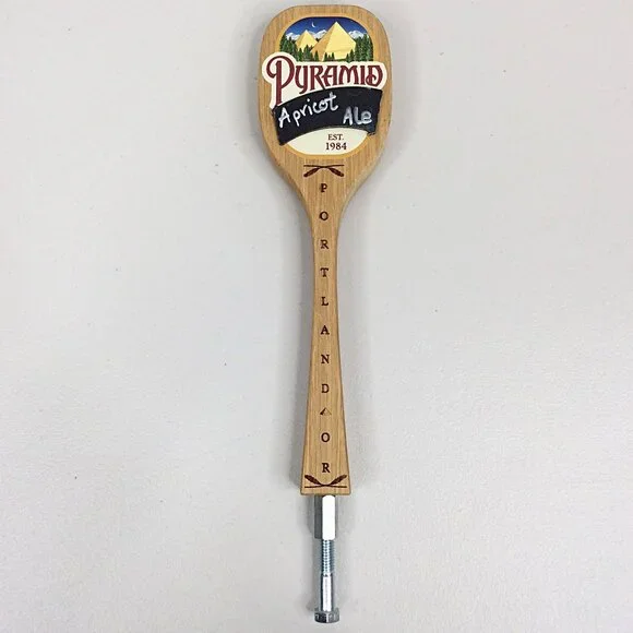 Pyramid Brewing Beer Tap Handle Apricot‎ Ale Indian Pale Lager Portland Oregon