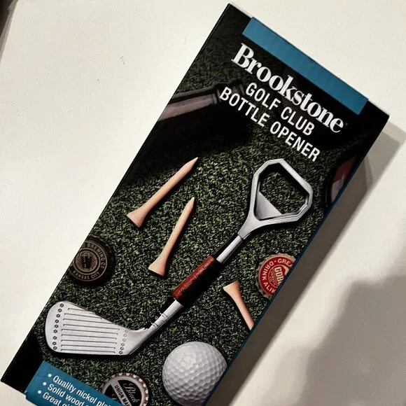 Golf Club Bottle Opener‎ by Brookstone  (new/h/x)