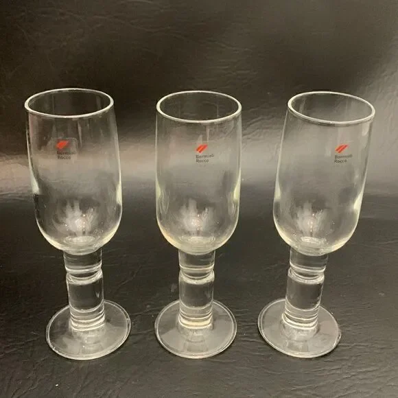 Bormioli Rocco Cognac Brandy Cordial Bar Glasses 4 Ounces Each Set 3 Included