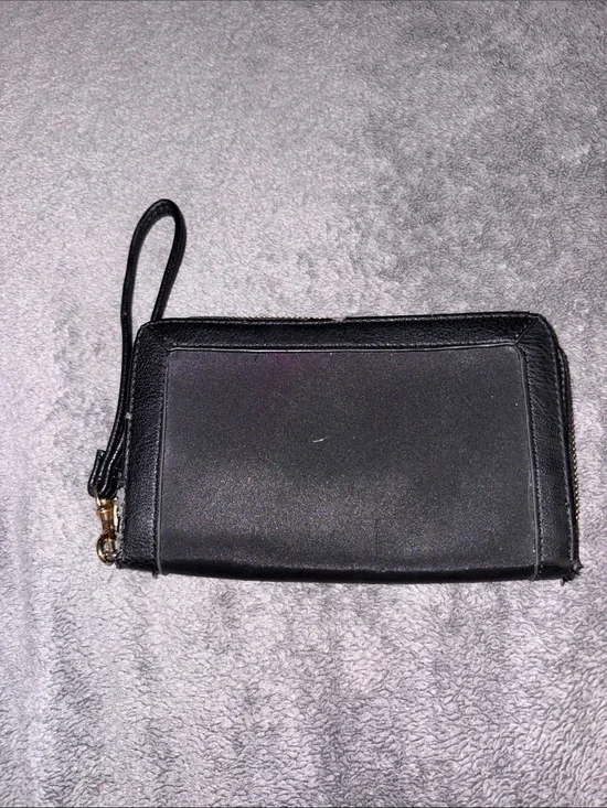 a new day Black Wristlet Wallet