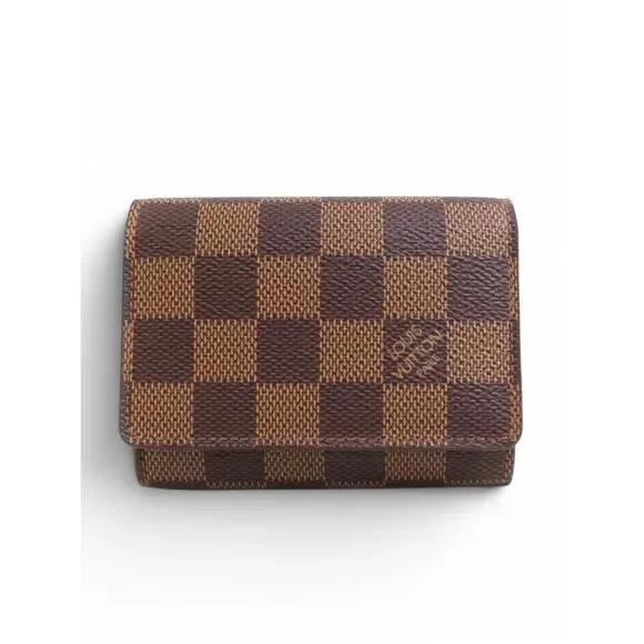 Authentic Louis Vuitton Damier Ebene Buisness Card Holder