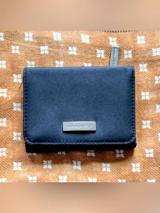 Nine & Company black Wallet coin pouch billfold clutch