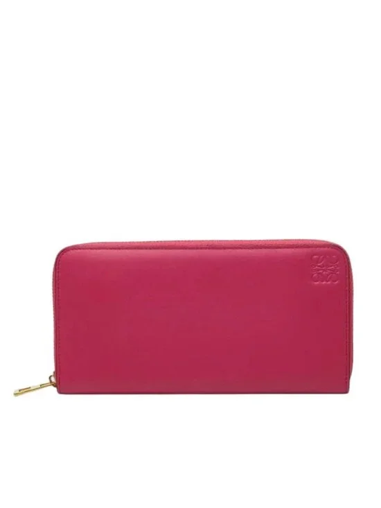 Loewe Anagram Zip Around Wallet Pink