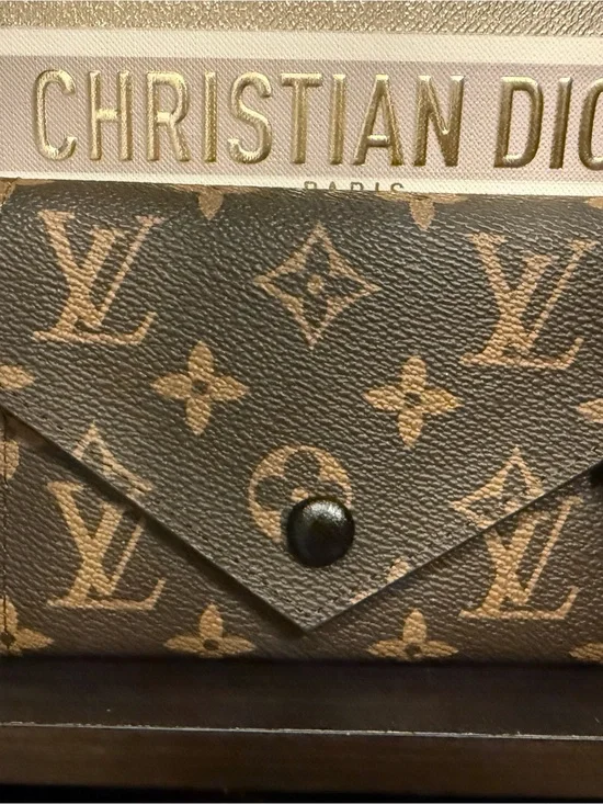Monogram Envelope Wallet Brown/Tan