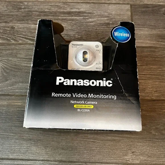 New Panasonic BL C230A Wireless‎ Remote Video Network Camera Indoor Use Only