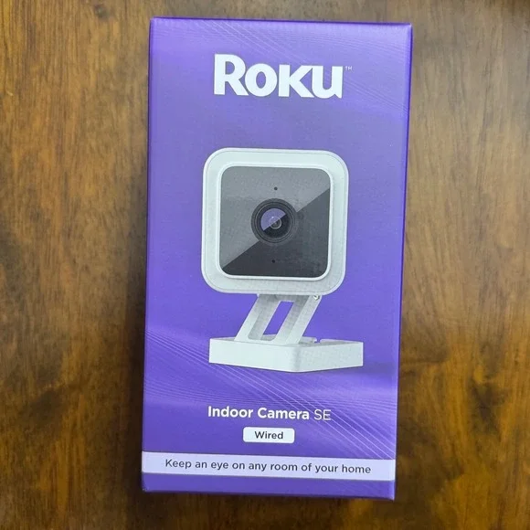 Roku Indoor Camera‎ SE Wired 1080p HD Video Motion Sound Detection Night Vision