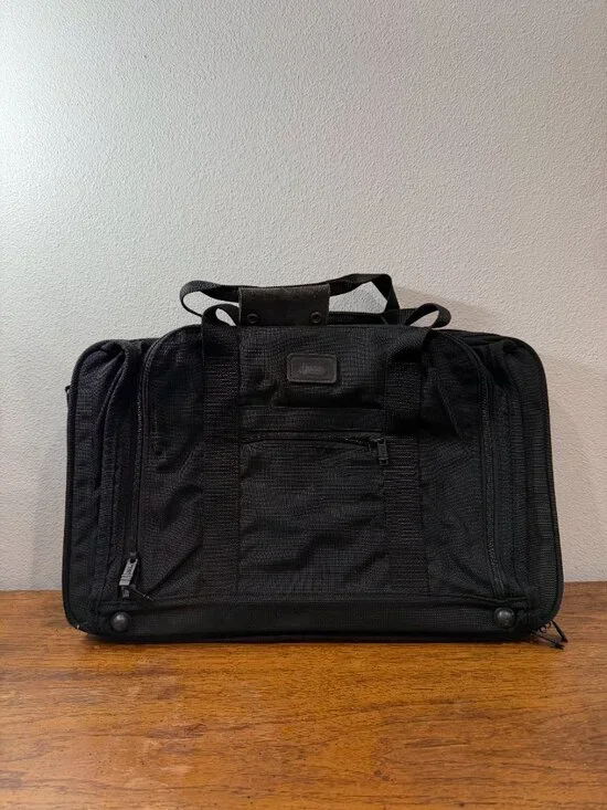 TUMI Black Travel Garment Bag Carry On Luggage
