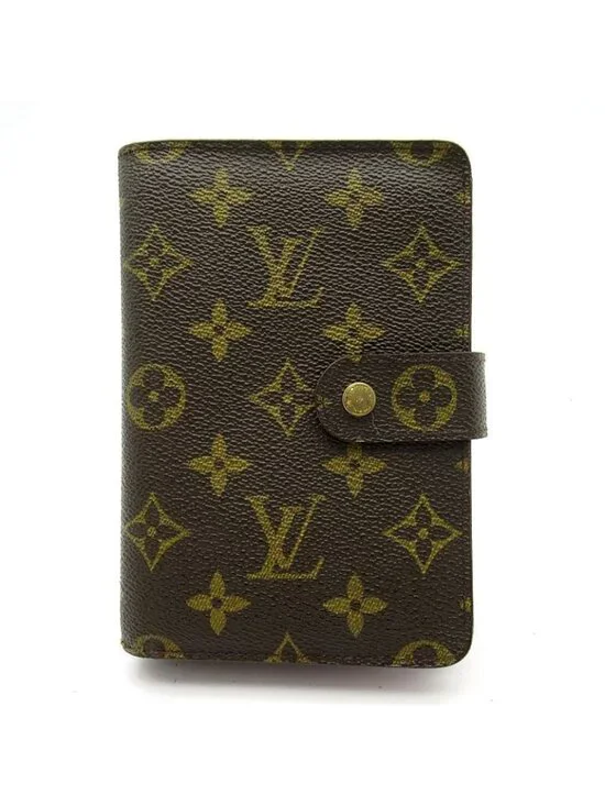 Louis Vuitton Porte Tresor Etuy Pappeye Monogram Brown Wallet