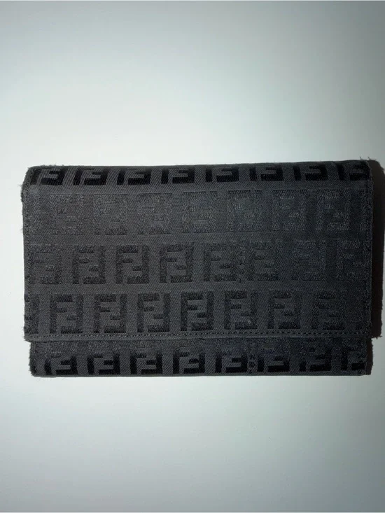 Fendi Zucchino Monogram Canvas Wallet