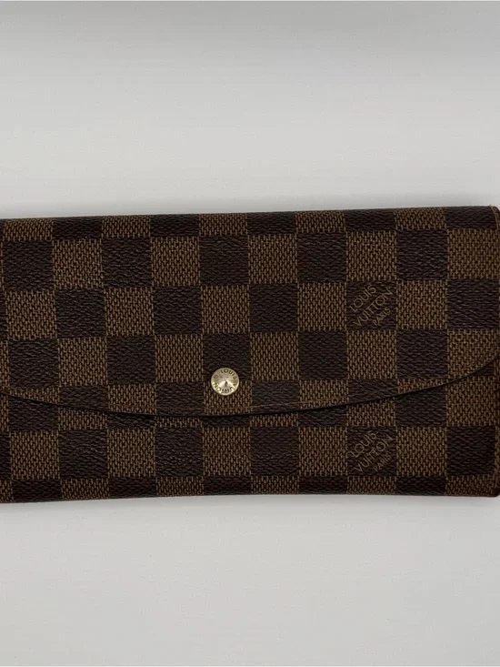 Louis Vuitton Damier Ebene Emilie Wallet