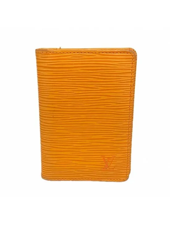 Louis Vuitton Card Case Epi Organizer de Poche Mandarin