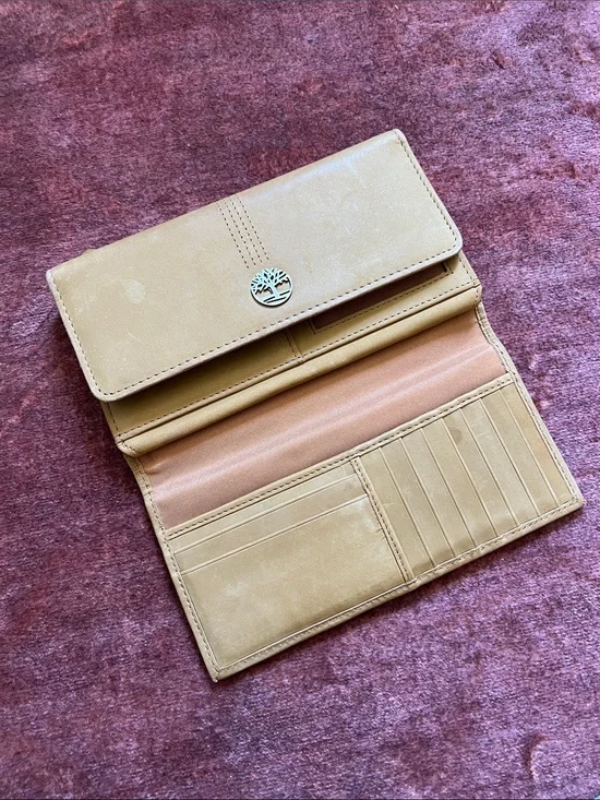 Timberland Caramel Leather Continental Wallet
