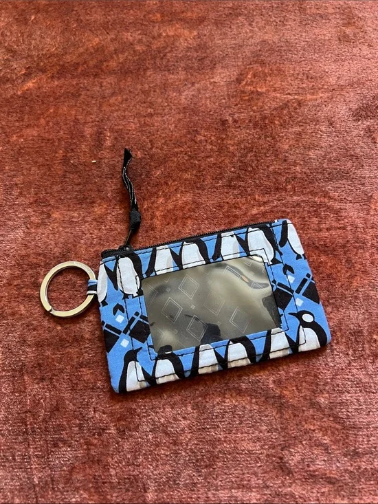 Vera Bradley Card ID Holder Playful Penguins