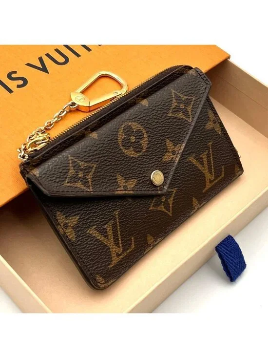 Louis Vuitton Monogram Card Holder Recto Verso Key Case Coin Purse