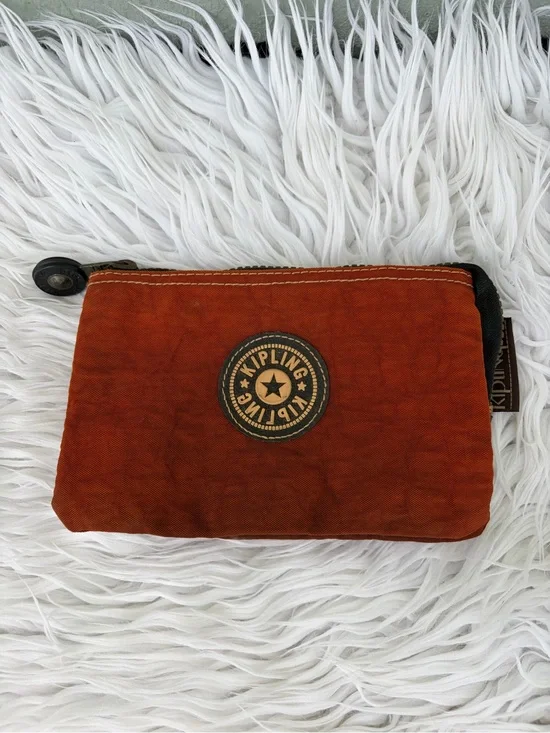 Kipling Rust Orange Zip Wallet