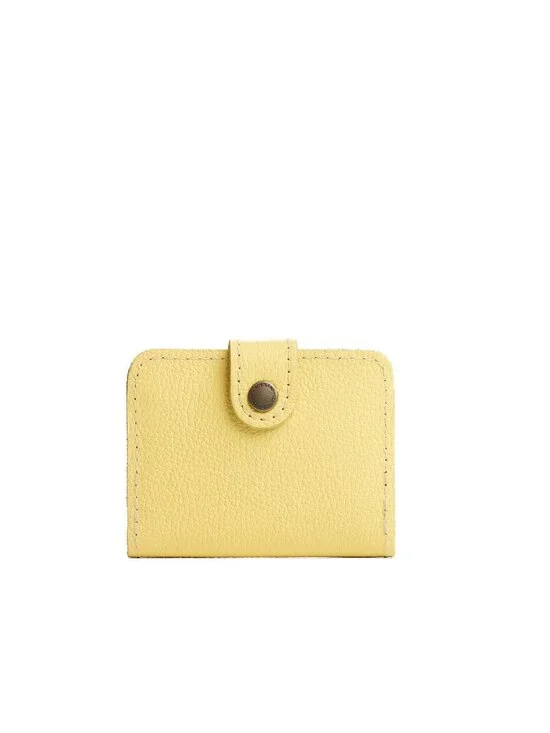 Portland Leather Mini Bifold Wallet with Zipper Pocket - Butter Bliss - *NEW*
