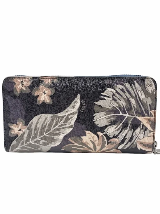 Coach Hawaii Palm Long Zip Around Wallet