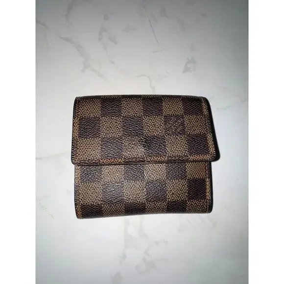 Louis Vuitton Damier Ebene Wallet - Excellent Condition with Box