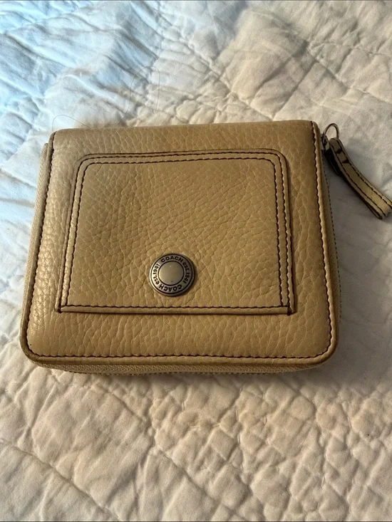 Vintage coach wallet leather