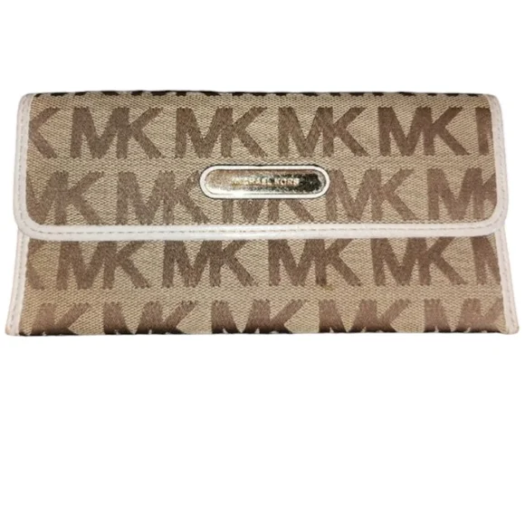Preowned Michael Kors‎ brown monogrammed wallet