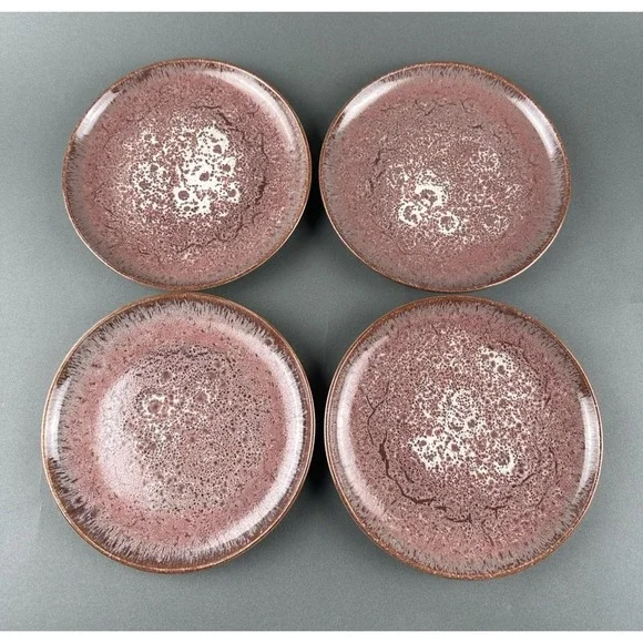 Anthropologie‎ Reactive Glaze Tapas Side Plates Set of 4 New In Box