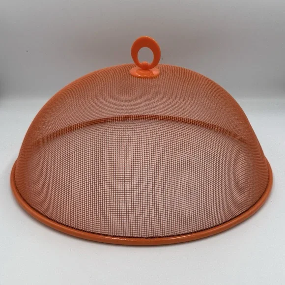 Orange Domed  Food‎ Cover Protective Screen
