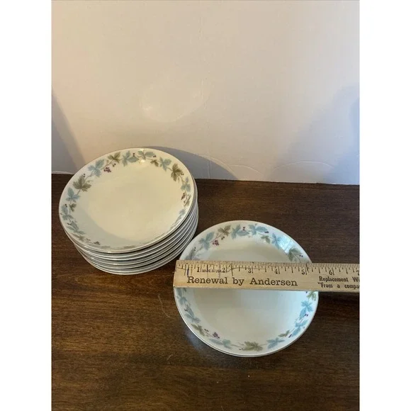 Set‎ of 8 Vintage Fine China Japan 6701 Five 1/2 In Bowls Grapevine
