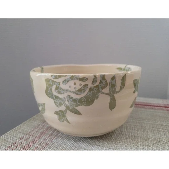 Victorian Flower Deep Cereal Bowl‎ by Tabletops Gallery