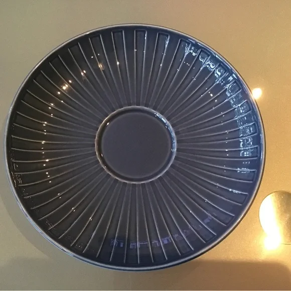 Wedgwood Weekday Weekend Blue 7” Fluted Breakfast Jumbo Saucer LN‎ RARE