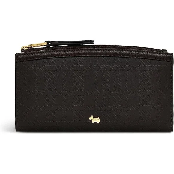 Radley Women's Bridgewater 2.0‎ Bifold Wallet – Large Leather Check Print