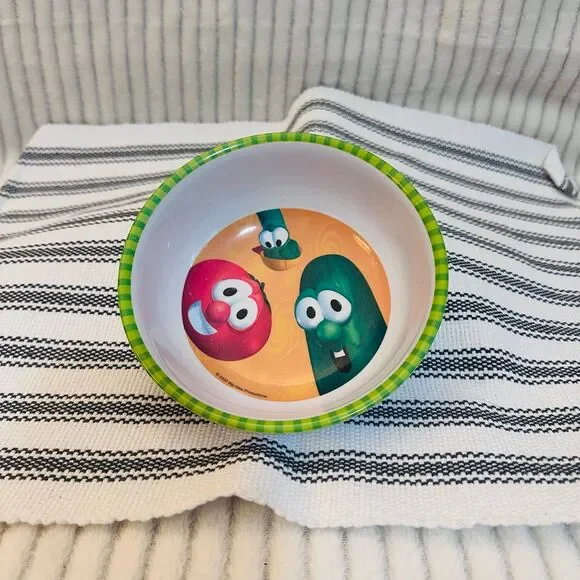 Vintage Zak VeggieTales Bowl