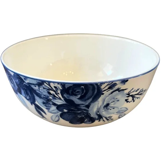 Mikasa Darcy Blue & White Floral Bone China 6