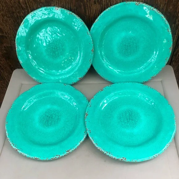 Pier 1 Imports Carmelo melamine salad plates Set of 4