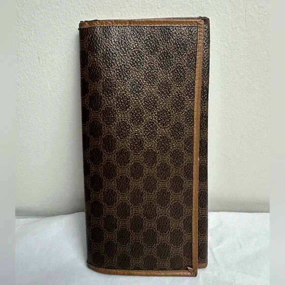 Celine Macadam coated canvas wallet