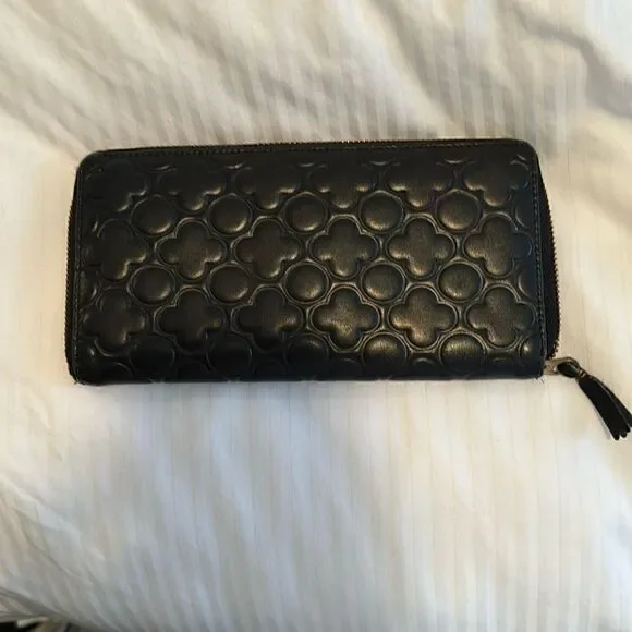 Comme des garcones black clover wallet