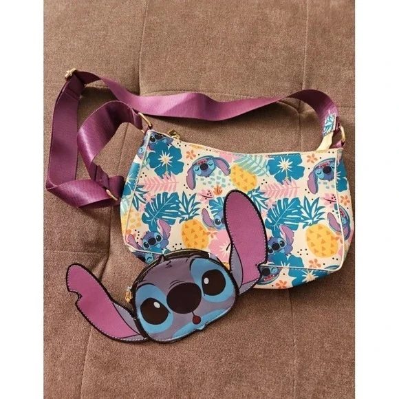 Disney Stitch Tropical‎ Handbag and Coin Pouch